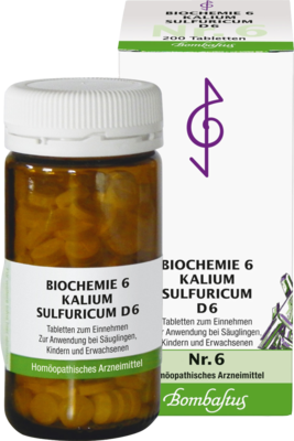 BIOCHEMIE 6 Kalium sulfuricum D 6 Tabletten