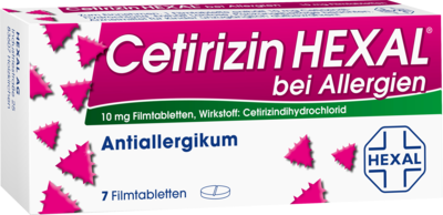 CETIRIZIN HEXAL Filmtabletten bei Allergien