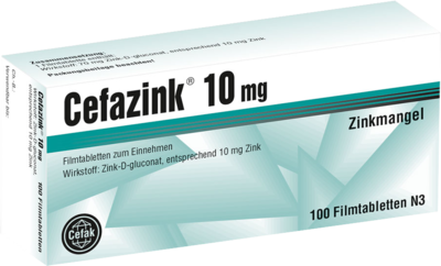 CEFAZINK 10 mg Filmtabletten