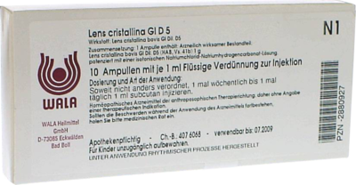 LENS CRISTALLINA GL D 5 Ampullen