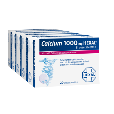 CALCIUM 1000 HEXAL Brausetabletten