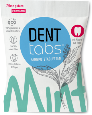 DENTTABS Zahnputztabletten stevia-mint m.Fluorid