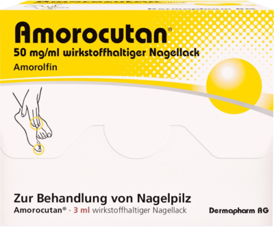 AMOROCUTAN 50 mg/ml wirkstoffhaltiger Nagellack