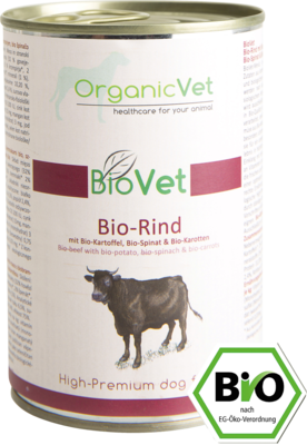 ORGANICVET BioVet mit Rind f.Hunde