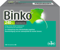 BINKO 240 mg Filmtabletten