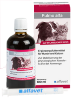 PULMO ALFA Ergänzungsfutterm.flüss.f.Hunde/Katzen