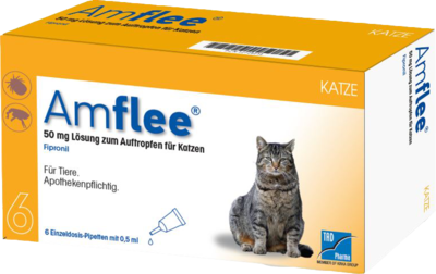 AMFLEE 50 mg Spot-on Lösung z.Auftropfen f.Katzen