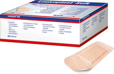 LEUKOPLAST soft Pflasterstrips 28x72 mm