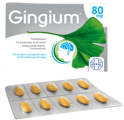 GINGIUM 80 mg Filmtabletten