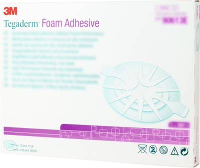 TEGADERM Foam Adhesive FK 14,3x15,6 cm oval 90613