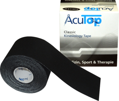 ACUTOP Kinesiologie Tape Classic 5 cmx5 m schwarz