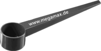 MESSLÖFFEL 25 ml schwarz Megamax