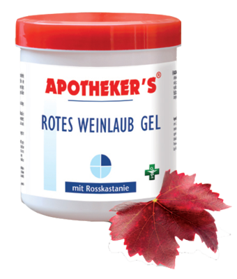 APOTHEKERS rotes Weinlaub Gel